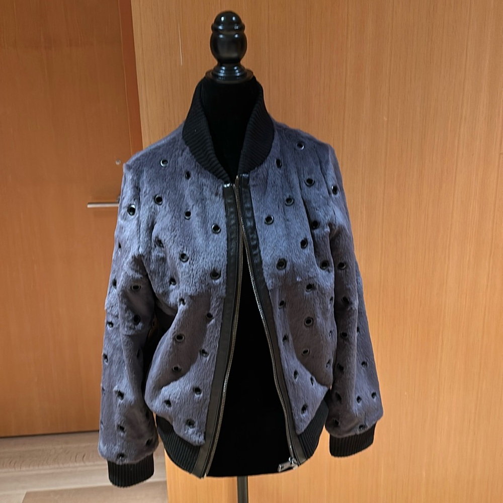 Jocelyn rabbit fur jacket